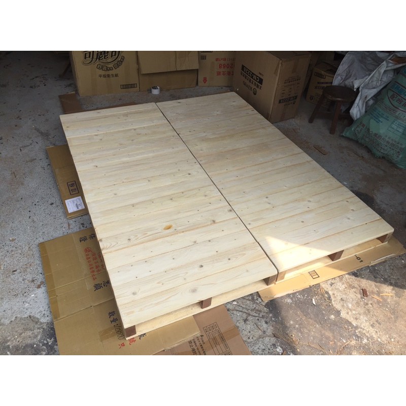 木棧板 雙人床架  全實木
