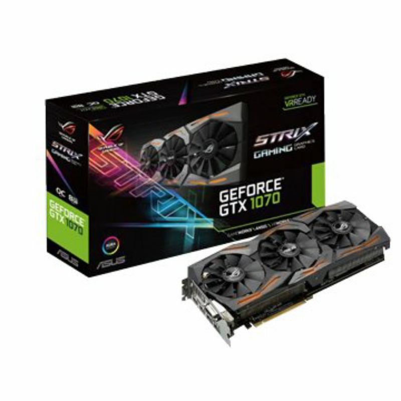 (二手)華碩 ROG STRIX-GTX1070-O8G-GAMING 顯示卡