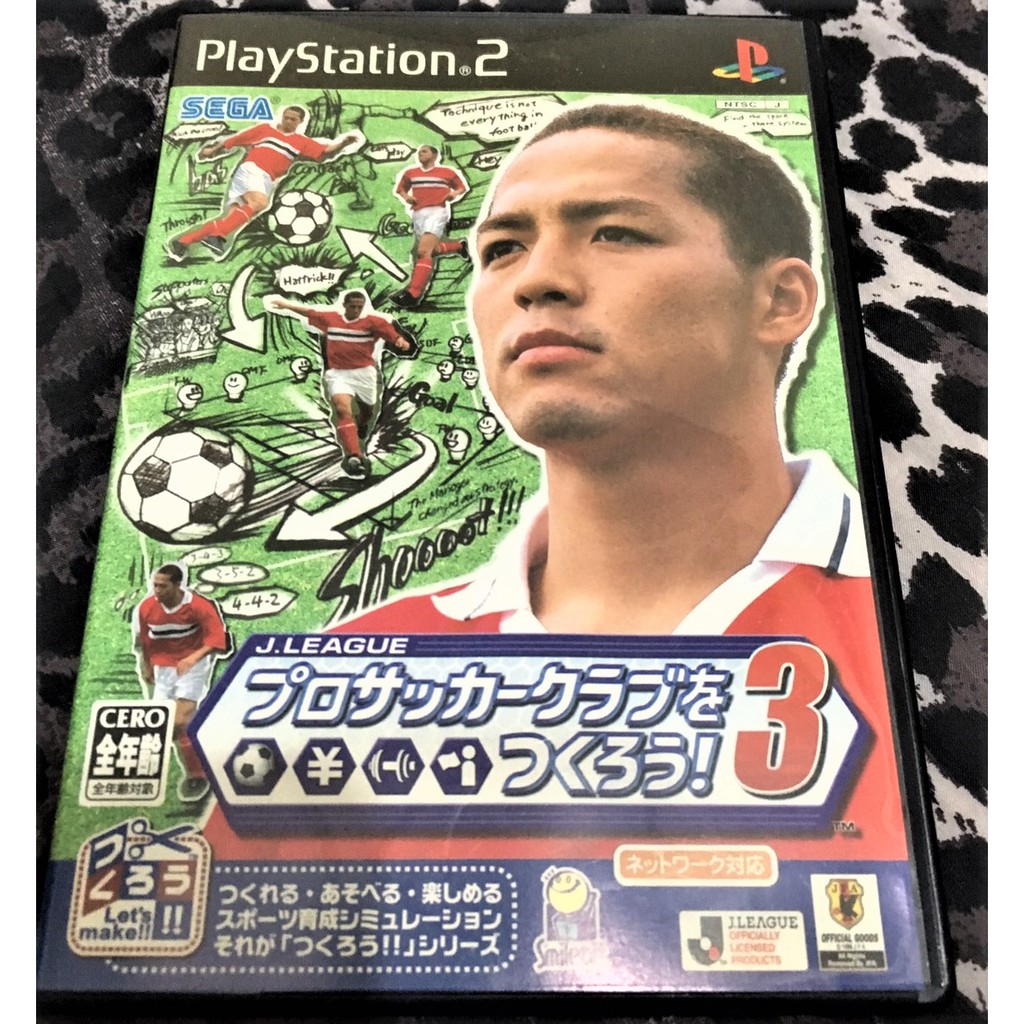 歡樂本舖 PS2遊戲 PS2 J聯盟 模擬足球 3 實況J 聯盟足球 3 日版 E5