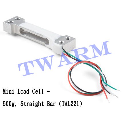 SPF 原廠 Mini Load Cell - 500g Straight Bar (TAL221) SEN-14728