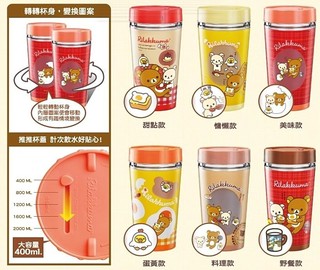 7-11 拉拉熊計次轉轉隨行杯 (懶懶熊轉轉杯身計次飲水)