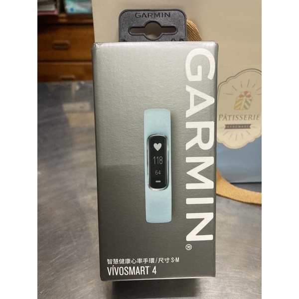 Garmin vivosmart 4健康心率手環-晴空藍