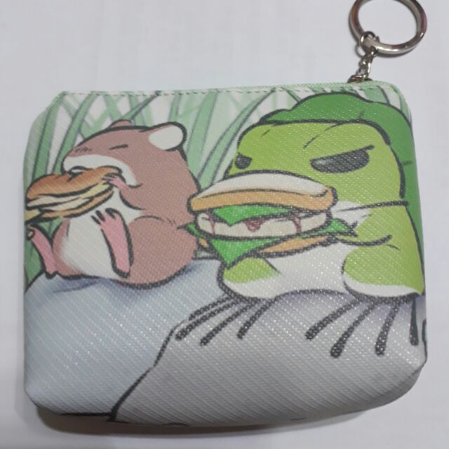 《現貨實拍》日本旅行青蛙拉鍊零錢包/手機包也可當零錢包