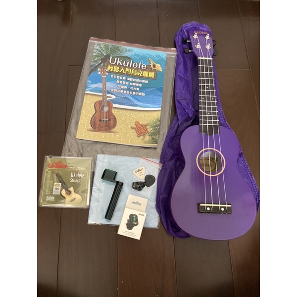 ［二手僅用一次］ALOHA  21吋 彩色烏克麗麗 ukulele（原價679）
