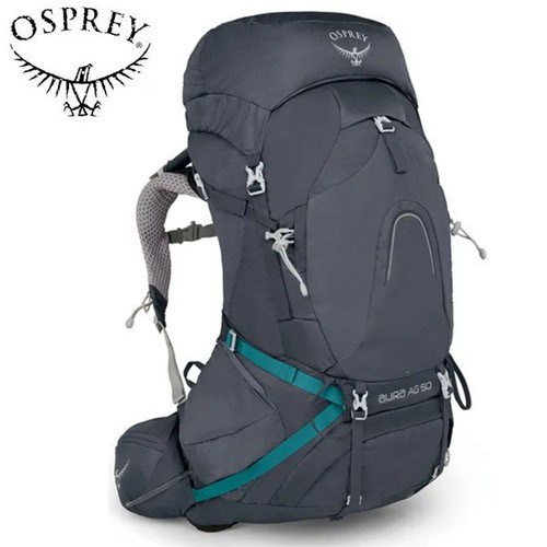 【Osprey】AURA 50L  登山背包 女款 聖潔灰