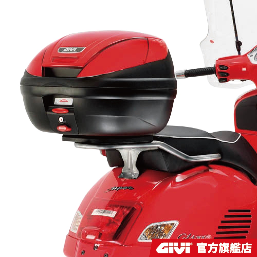 【GIVI】VESPA 偉士牌 GTS300/SUPER (08-21) 專用後箱架 台灣總代理 SR131