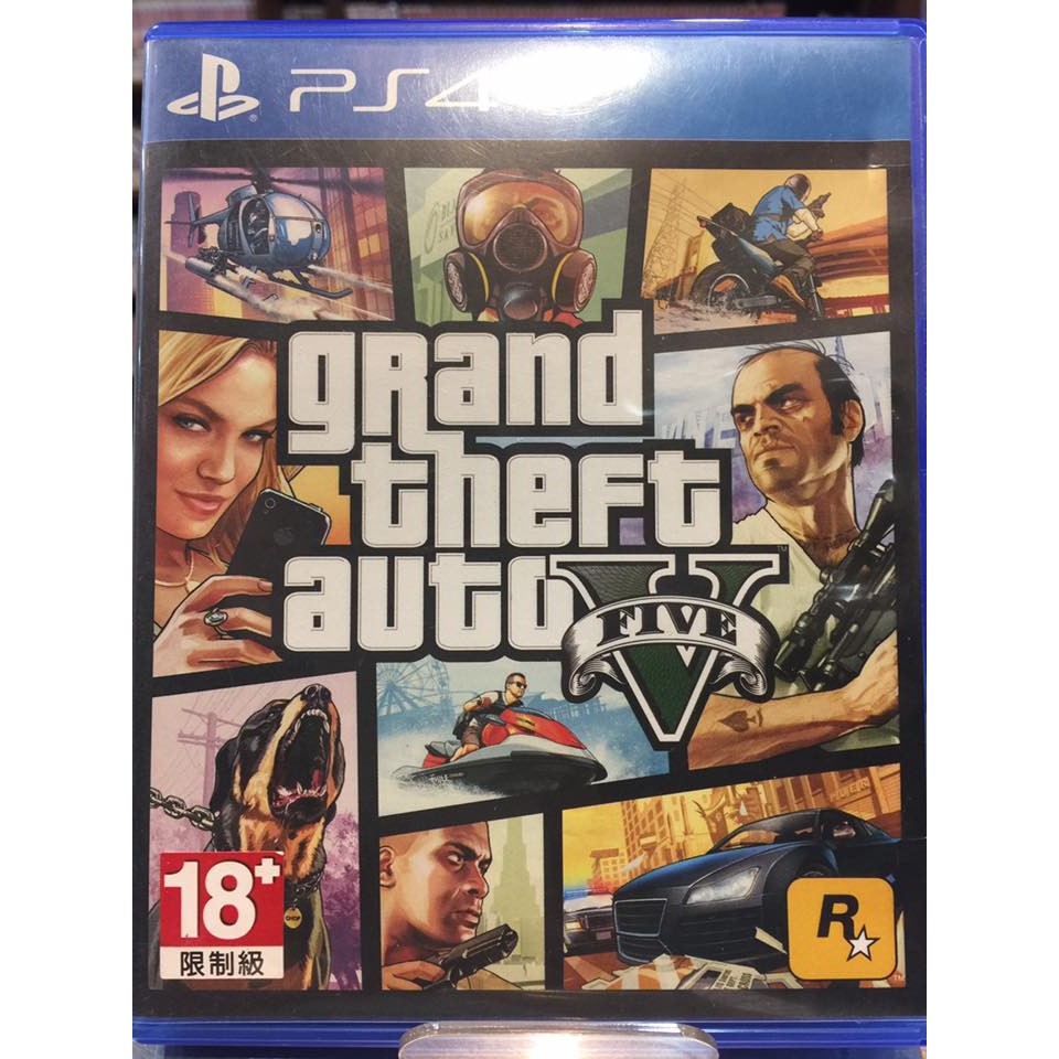 漫遊淇航 Ps4 2件免運 俠盜獵車手5 Gta5 中文版 蝦皮購物