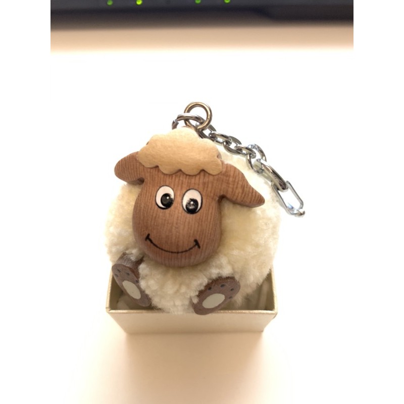 清境農場購入小羊鑰匙圈