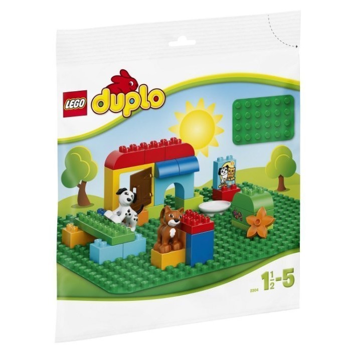 【周周GO】 LEGO 2304 得寶 綠色大底板 底板 Duplo