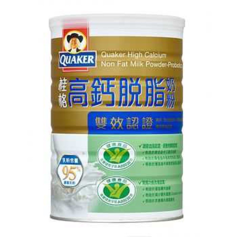 桂格高鈣脫脂奶粉1.5kg