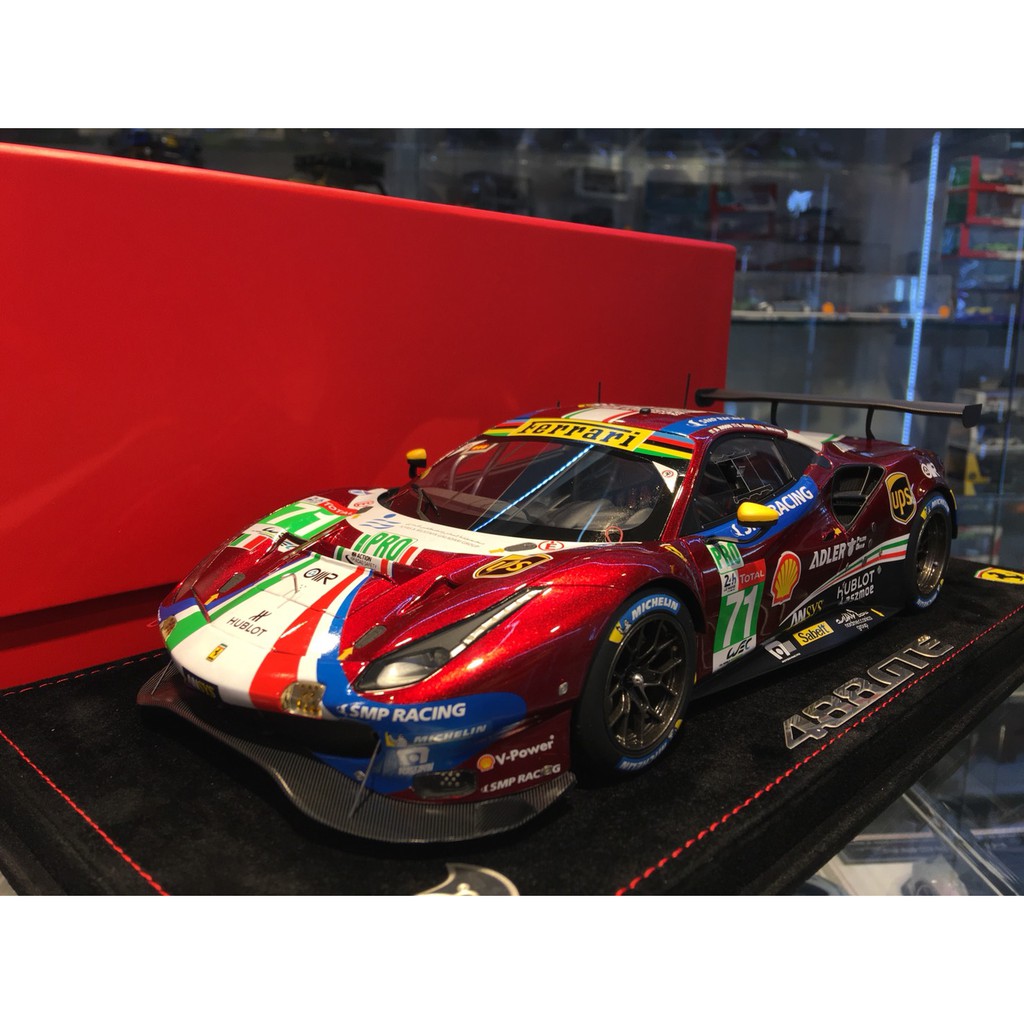 吉華科技@ 1/18 BBR P18181B Ferrari 488 GTE 24h Le Mane 2019 #71