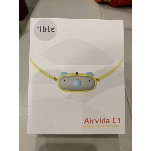 【ible Airvida】C1穿戴式負離子空氣清淨機 (兒童) - 黃