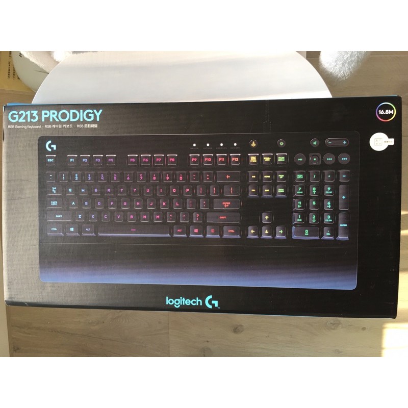 羅技 Logitech G213 RGB 鍵盤 二手