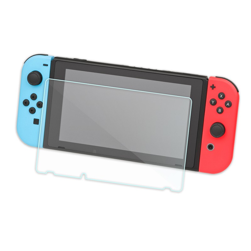 Nintendo Switch 9H鋼化玻璃 螢幕保護貼 (遊戲機 保護膜 玻璃貼)
