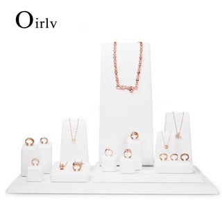 Oirlv 3 色戒指耳環手鍊項鍊展示收納架珠寶收納架托盤鑽石翡翠金首飾店展示架 TT110 TT111 TT112