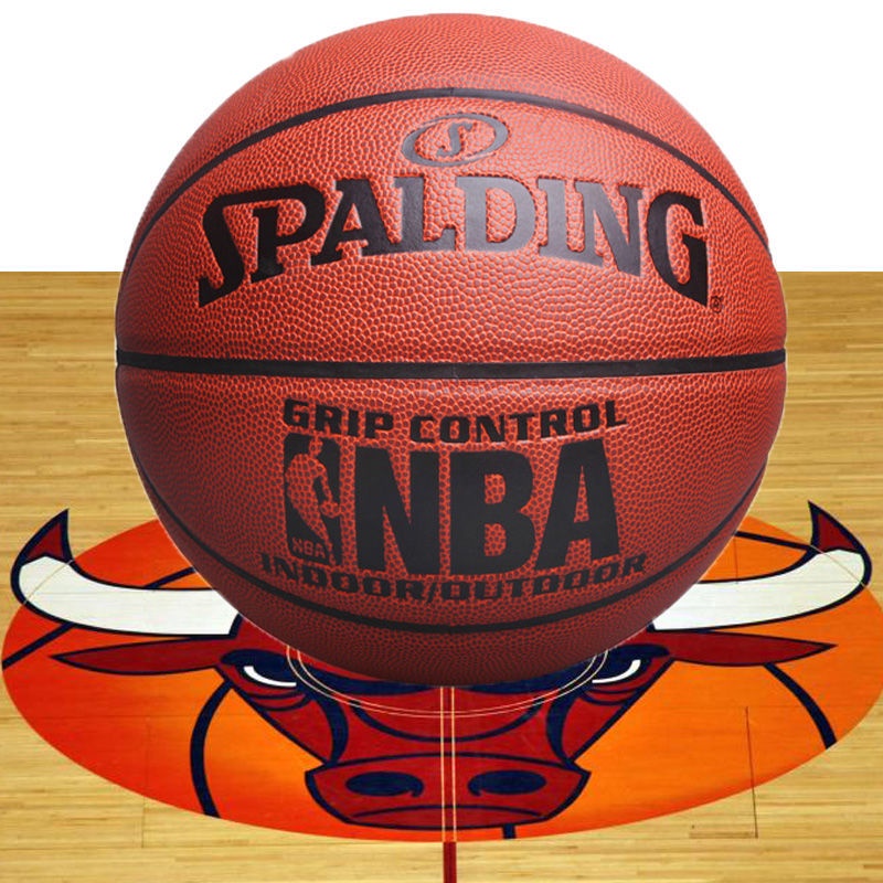 NBA專用籃球職業比賽用球七號真軟皮室內室外耐磨防滑藍球74-604y