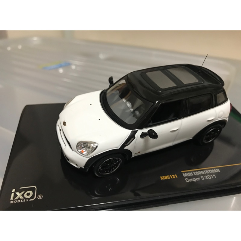 1—Mini Countryman Cooper S 2011 1/43 模型車 白色