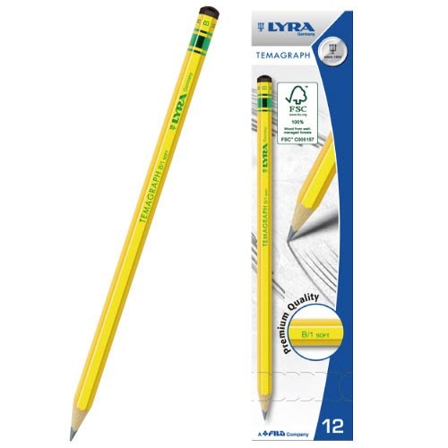 LYRA 百年經典黃桿鉛筆12入-限時特價