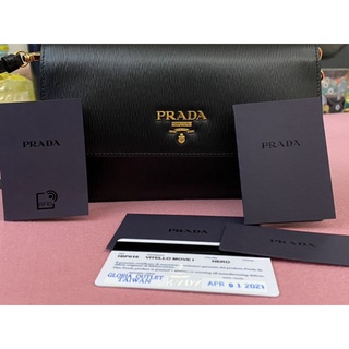 PRADA 全新水波紋斜背包