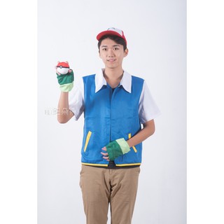 ♥萌妞朵朵三店♥成人兒童寵物小精靈神奇寶貝皮卡丘小智衣服COS服套裝 演出cosplay服裝萬聖節聖誕節