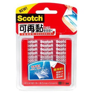 3M™ Scotch® R100可再黏雙面膠片