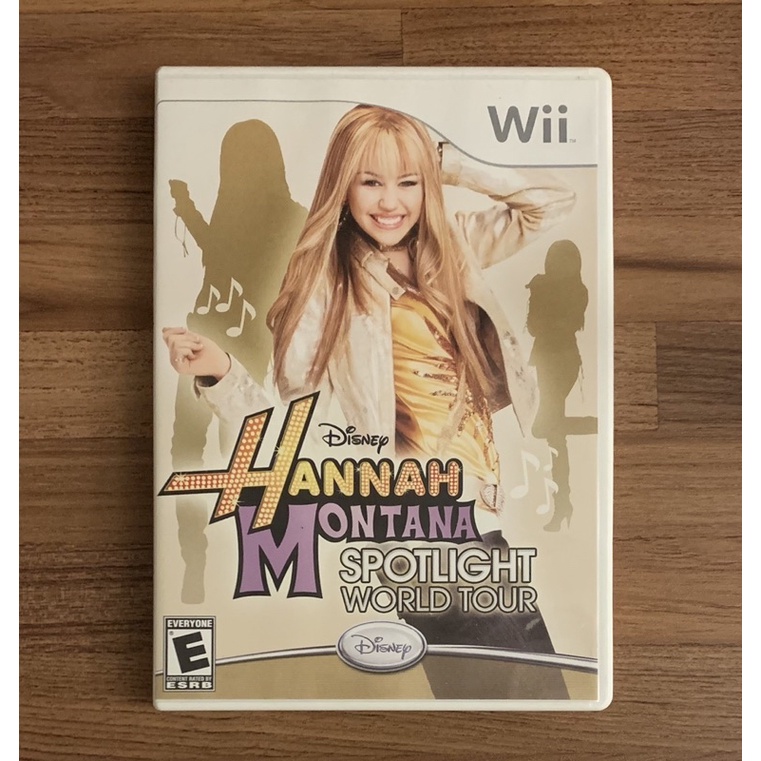 Wii 美版 孟漢娜 萬眾矚目全球巡演歌唱大賽 HANNAH MONTANA 正版遊戲片 原版光碟 二手片 任天堂