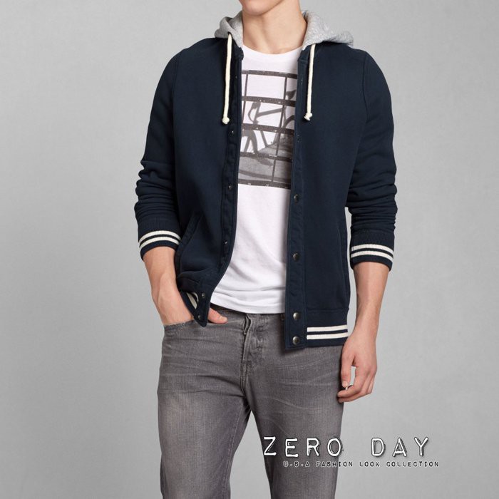 baseball jacket with hood