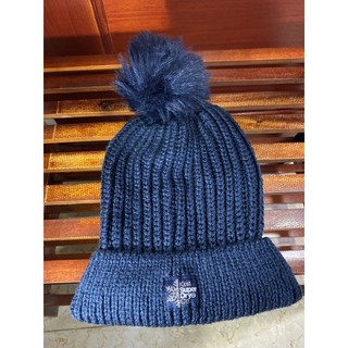 SUPERDRY 正品 女款 毛帽 帽子 超高質感 🧶針織 藏藍色