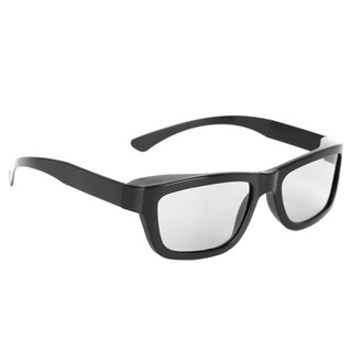Zzonecircular Polar Passive 三維立體眼鏡黑色適用於三維電視 Real D