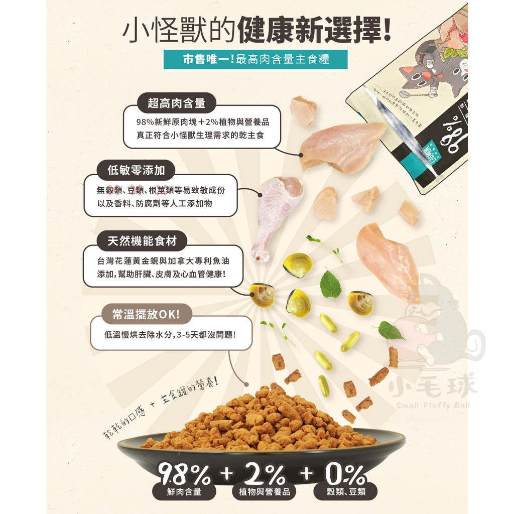 小毛球 怪獸部落冷凍乾燥主食糧貓凍乾主食98 鮮肉主食糧美國太空冷凍乾燥生肉糧凍乾主食冷凍乾燥主食糧 蝦皮購物