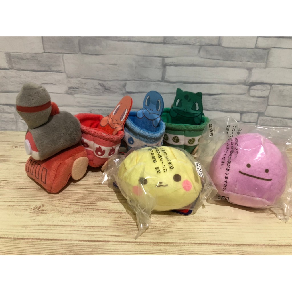 《特價》Pokemon 神奇寶貝 茶房系列 皮卡丘 百變怪 精靈寶可夢 絕版 盒玩 火車 娃娃 擺飾 組合價 日本代購