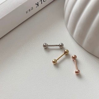 [Cozywhite] 小巧環形925銀耳環一件組 (尺寸變更 8 ㅡ> 6mm)