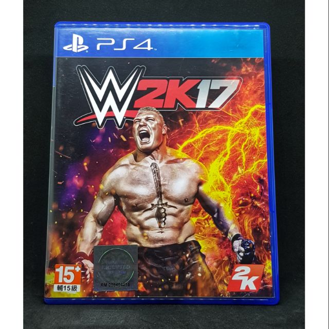 【PS5可玩】PS4遊戲片 W2K17 Wwe2k17 美國職業摔角聯盟2k17 PS4摔角 參考w2k19 W2k24