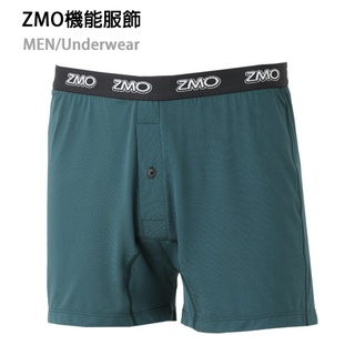 ZMO男AFC保暖四角內褲US609-灰藍