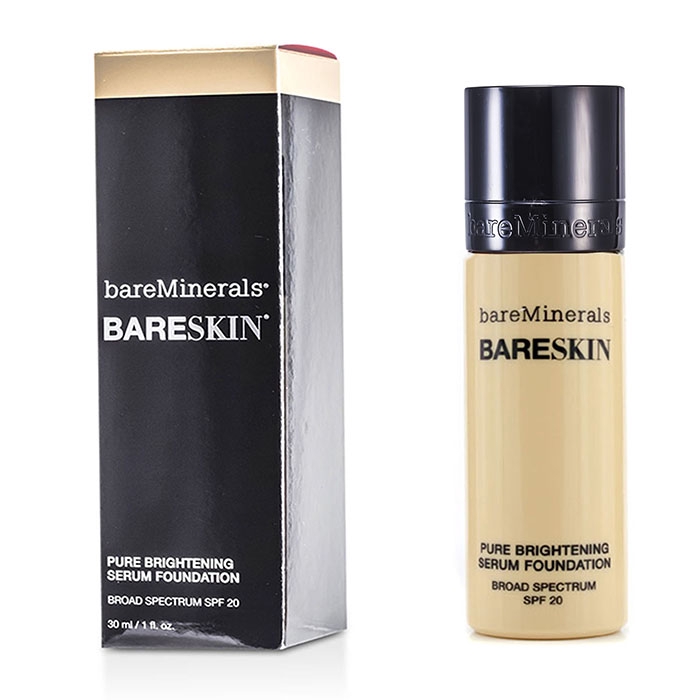 BAREMINERALS - 礦物水亮面膜粉底液SPF 20 BareSkin Pure Brightening Ser