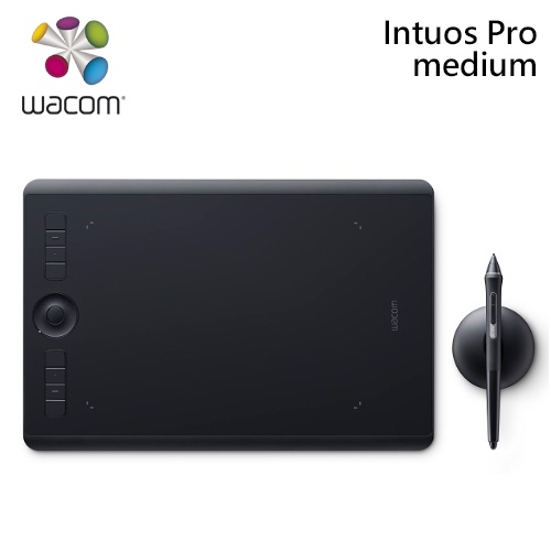 Wacom Intuos Pro Medium 創意觸控繪圖板 PTH-660/K0送保護套、標準筆尖