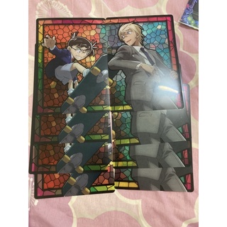 日版 名偵探柯南 劇場版 零的執行人 透明墊板組（安室+柯南）