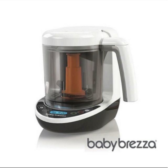 美國baby brezza副食品調理機/料理機-數位版（贈副食品隨身袋×3、填充環×3、送蒸鍋、香蕉牙刷）