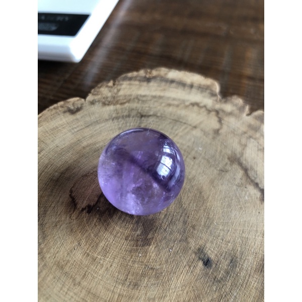 紫水晶球 2.1公分 13公克