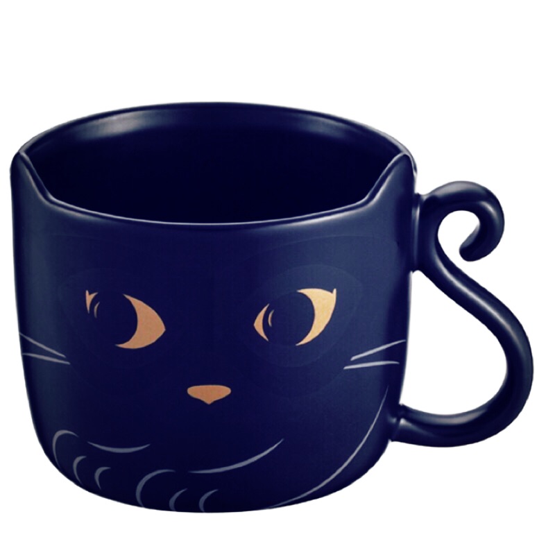 星巴克 2019🎃 派對變裝 黑貓 馬克杯 萬聖節 限定 貓咪 禮物