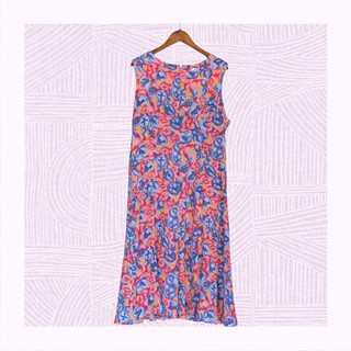 純情百貨行 古著 vintage 藍莓繽紛洋裝 洋裝 背心洋裝