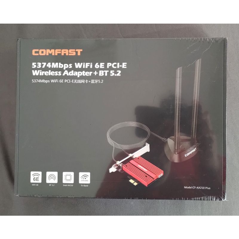 #歡樂屋#COMFAST CF-AX210 Intel晶片 wifi6E+藍牙5.2  來店自取免運費
