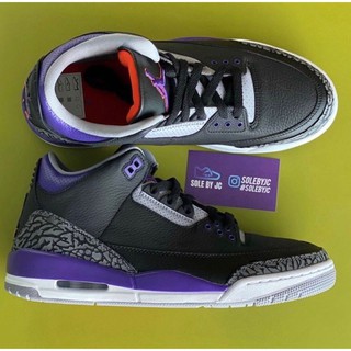 retro 3 purple