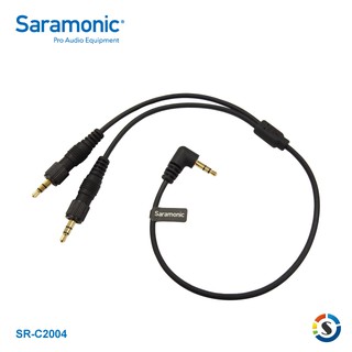 Saramonic楓笛 SR-C2004 音源轉接線(3.5mm轉雙頭3.5mm)