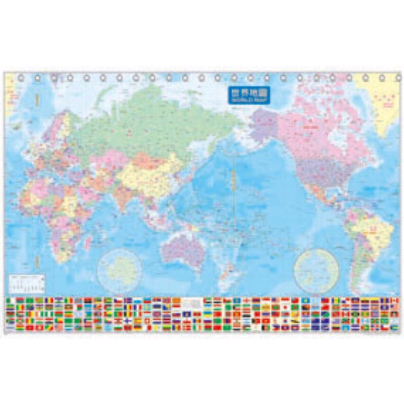 台製拼圖1000片 世界地圖（國家名稱繁體中英文對照） 003