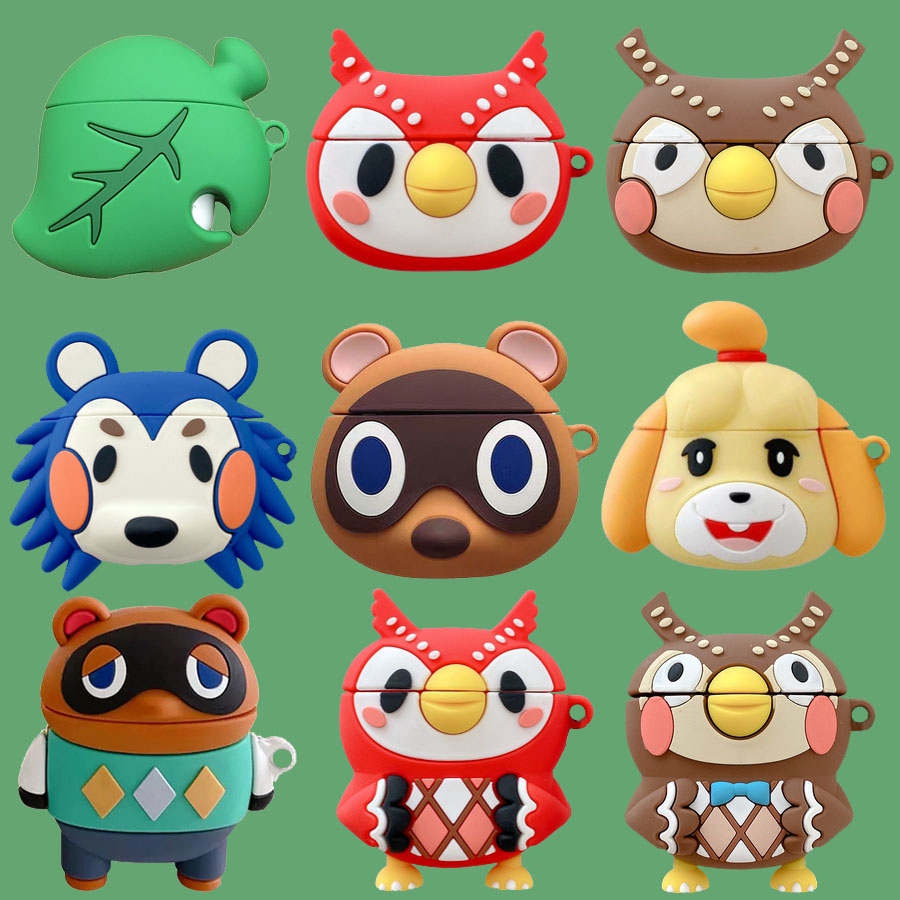 動物森友會 Switch 遊戲npc人物動物之森airpods 1 2代保護套airpods Pro 耳機套 蝦皮購物