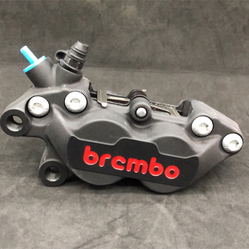 🌟BREMBO 黑底紅字 對四卡鉗 煞車 對四 卡鉗 四活塞 來令片 煞車皮