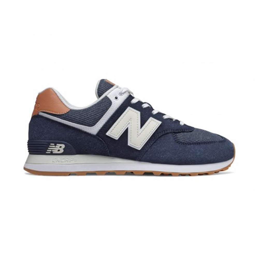 New Balance-574系列男女款復古深藍休閒鞋-NO.ML574TYA