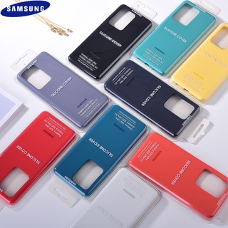 SAMSUNG 三星 S20 Note 20 超液態矽膠手機殼絲滑柔軟官方後蓋適用於 S20 Note 10 Plus