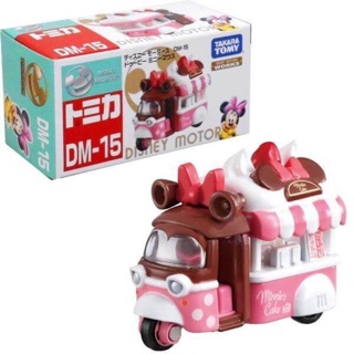［翹鬍子代購］日本 迪士尼 米妮 Minnie 蛋糕車 多美車 多美小車 tomy car